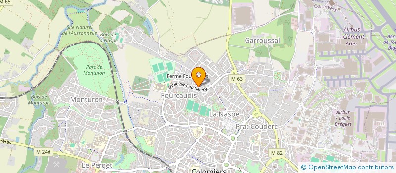 localisation de l'entreprise MONSIEUR MUSTAPHA AJBARI à COLOMIERS