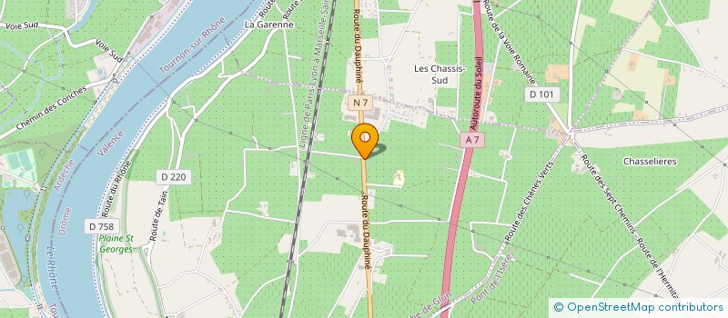 localisation de l'entreprise MONSIEUR MUSTAPHA AJOUAOUI  LA ROCHE-DE-GLUN