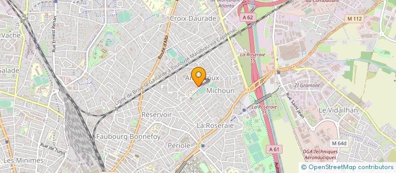localisation de l'entreprise MONSIEUR MUSTAPHA AKKI à TOULOUSE