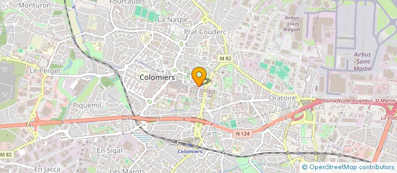 localisation de l'entreprise MONSIEUR MUSTAPHA AKKI à COLOMIERS