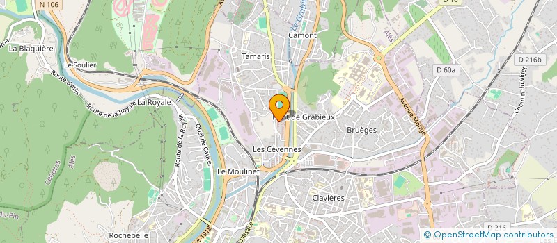 localisation de l'entreprise MONSIEUR MUSTAPHA ALIJANE à ALES
