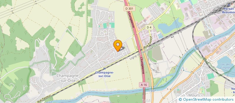 localisation de l'entreprise MONSIEUR MUSTAPHA AMJOUD  CHAMPAGNE-SUR-OISE