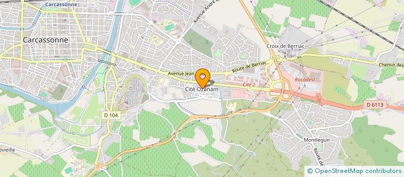 localisation de l'entreprise MONSIEUR MUSTAPHA ANNABIH  CARCASSONNE