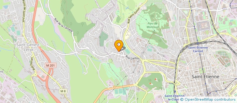 localisation de l'entreprise MONSIEUR MUSTAPHA ASSOUKI  SAINT-ETIENNE