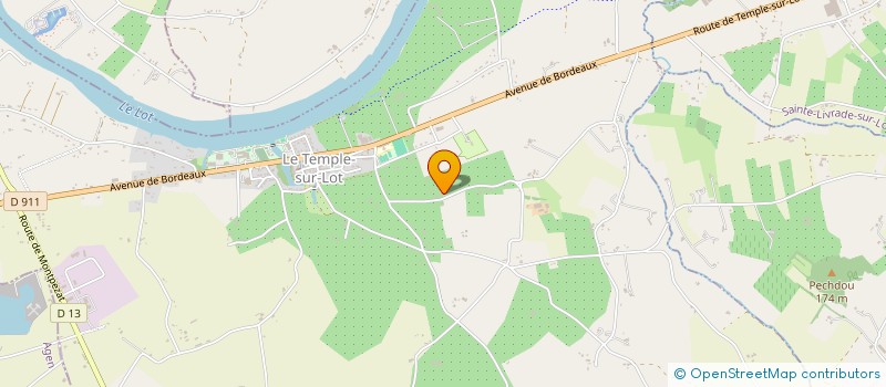 localisation de l'entreprise MONSIEUR MUSTAPHA ATIF  SAINTE-LIVRADE-SUR-LOT