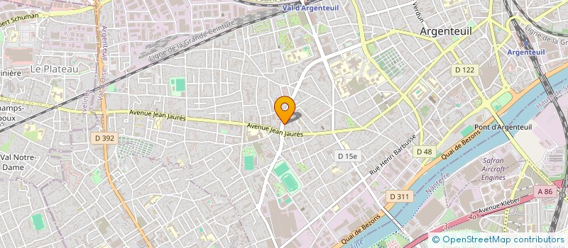 localisation de l'entreprise MONSIEUR MUSTAPHA AYAD  ARGENTEUIL