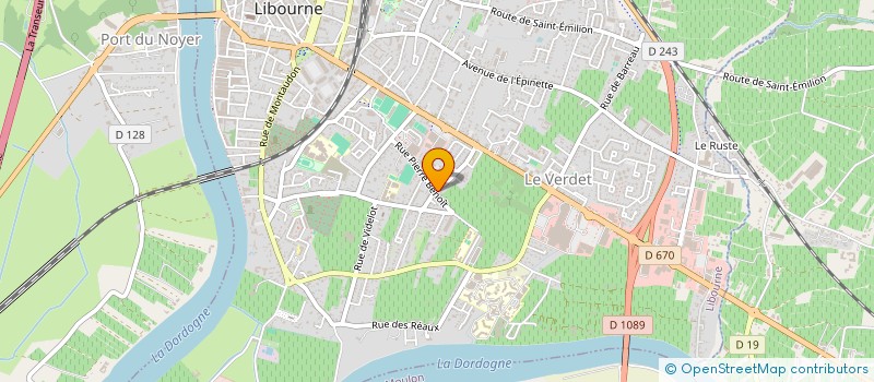 localisation de l'entreprise MONSIEUR MUSTAPHA AZIZ à LIBOURNE