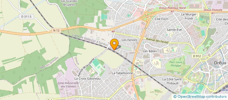 localisation de l'entreprise MONSIEUR MUSTAPHA AZROU à DREUX