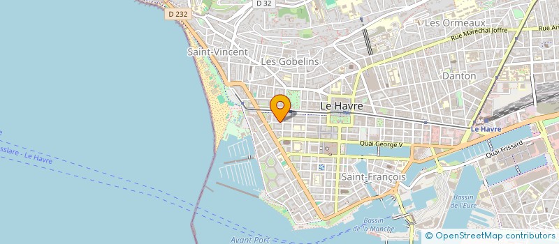 localisation de l'entreprise MONSIEUR MUSTAPHA BACHA  LE HAVRE