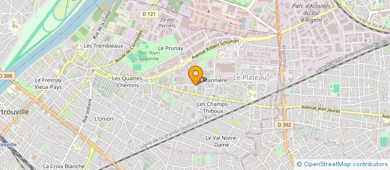 localisation de l'entreprise MONSIEUR MUSTAPHA BADAOUI  SARTROUVILLE
