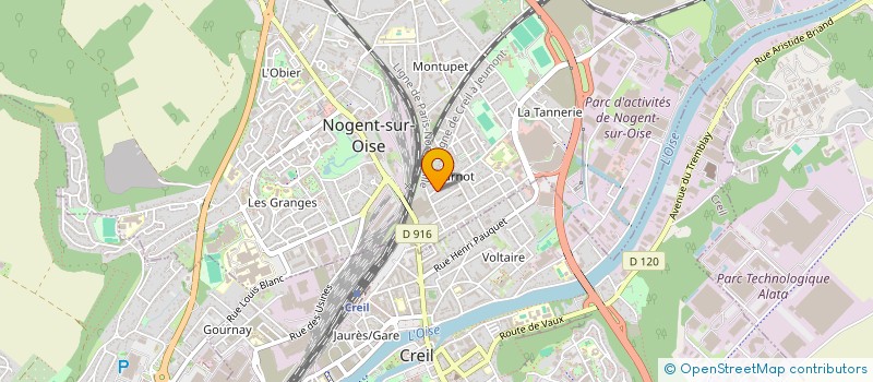 localisation de l'entreprise MONSIEUR MUSTAPHA BADI à NOGENT-SUR-OISE