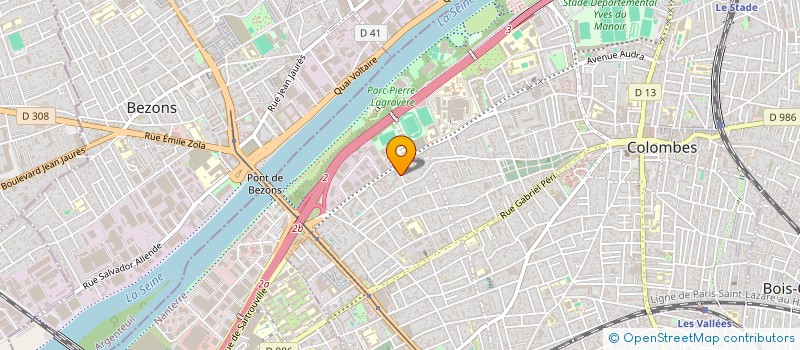 localisation de l'entreprise MONSIEUR MUSTAPHA BEJAOUI à COLOMBES