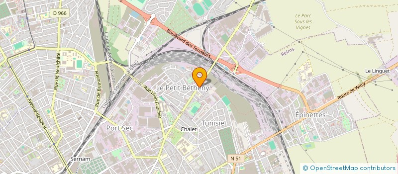 localisation de l'entreprise MONSIEUR MUSTAPHA BELABBES  REIMS