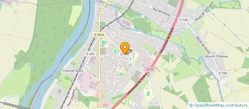 localisation de l'entreprise MONSIEUR MUSTAPHA BELHADJ  COSNE-COURS-SUR-LOIRE