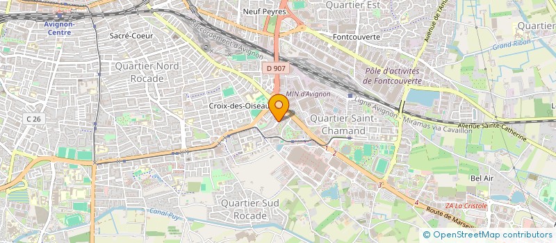 localisation de l'entreprise MONSIEUR MUSTAPHA BELLA AZAROUAL  AVIGNON