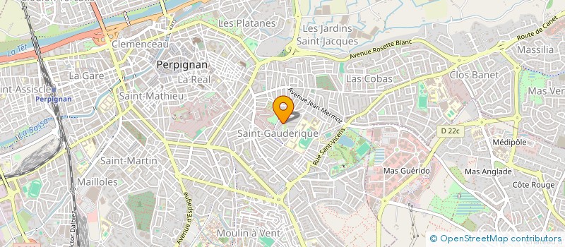 localisation de l'entreprise MONSIEUR MUSTAPHA BELLAADEM  PERPIGNAN