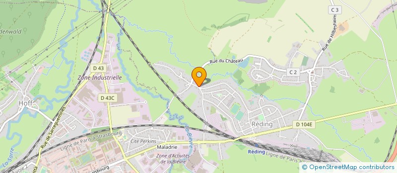 localisation de l'entreprise MONSIEUR MUSTAPHA BEN ABDALLAH  REDING