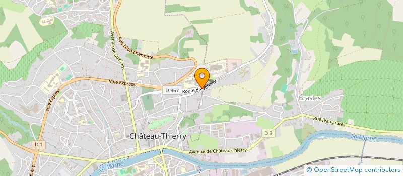 localisation de l'entreprise MONSIEUR MUSTAPHA BEN HAJ AMOR à CHATEAU-THIERRY