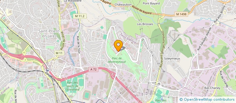 localisation de l'entreprise MONSIEUR MUSTAPHA BENABA  SAINT-ETIENNE