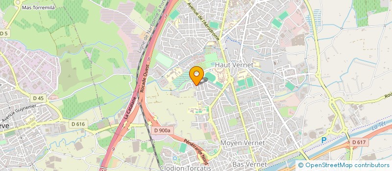 localisation de l'entreprise MONSIEUR MUSTAPHA BENAMAR  PERPIGNAN