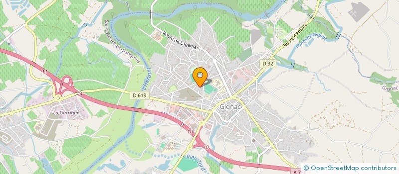 localisation de l'entreprise MONSIEUR MUSTAPHA BENAOMAR à GIGNAC