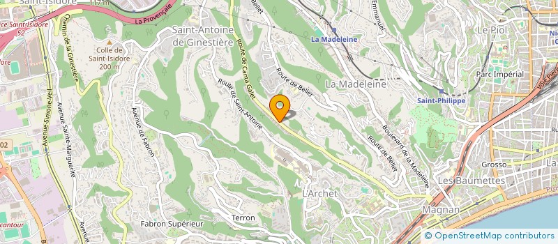 localisation de l'entreprise MONSIEUR MUSTAPHA BENATTIA à NICE