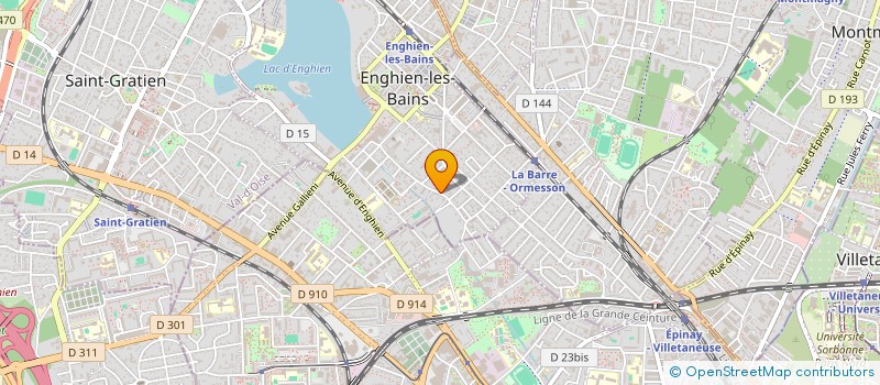 localisation de l'entreprise MONSIEUR MUSTAPHA BENFAKIR  ENGHIEN-LES-BAINS