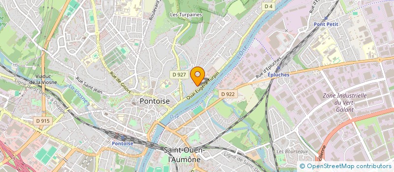 localisation de l'entreprise MONSIEUR MUSTAPHA BENHAMED  PONTOISE