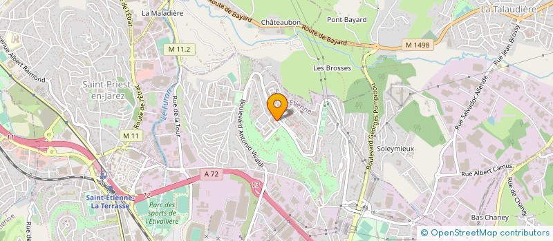 localisation de l'entreprise MONSIEUR MUSTAPHA BENMESSAOUD  SAINT-ETIENNE