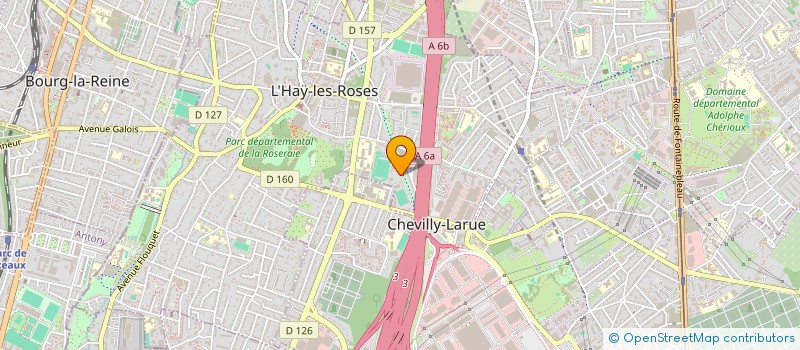 localisation de l'entreprise MONSIEUR MUSTAPHA BENSALAT  L'HAY-LES-ROSES