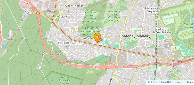 localisation de l'entreprise MONSIEUR MUSTAPHA BENYAKHLEF  CHATENAY-MALABRY