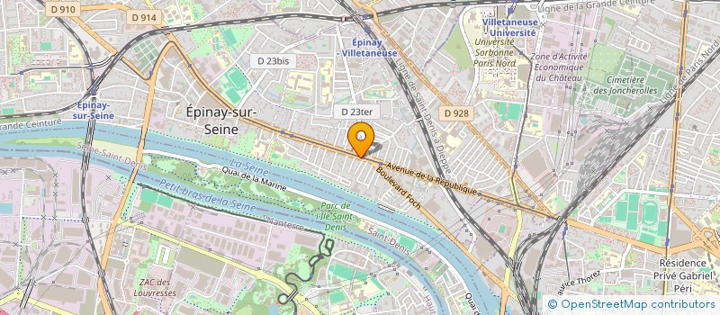 localisation de l'entreprise MONSIEUR MUSTAPHA BERDOUS à EPINAY-SUR-SEINE