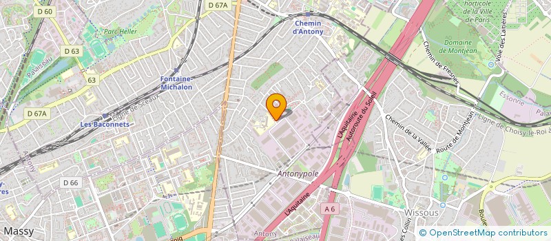 localisation de l'entreprise MONSIEUR MUSTAPHA BERKANE à ANTONY