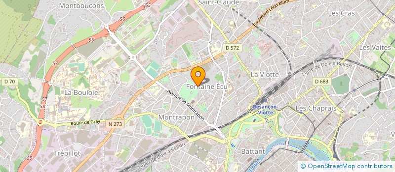localisation de l'entreprise MONSIEUR MUSTAPHA BERRICHE à BESANCON