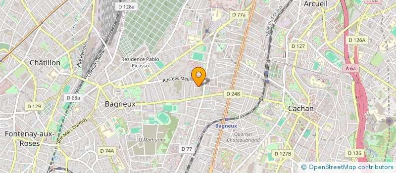 localisation de l'entreprise MONSIEUR MUSTAPHA BIDANESSY à BAGNEUX