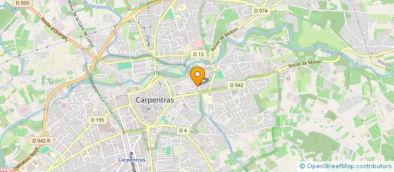 localisation de l'entreprise MONSIEUR MUSTAPHA BIHI à CARPENTRAS