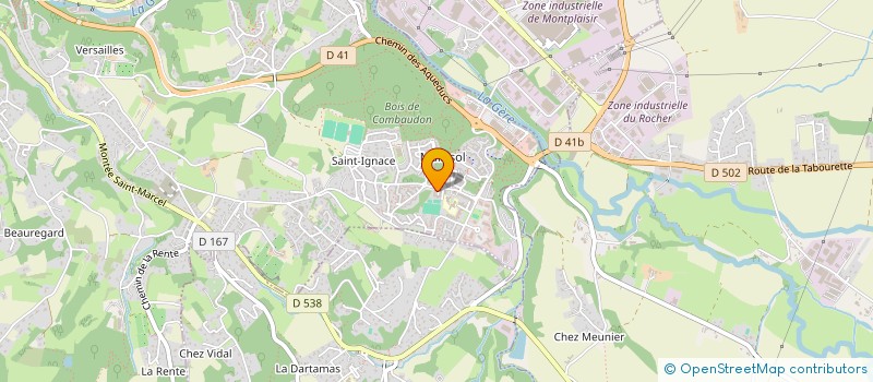 localisation de l'entreprise MONSIEUR MUSTAPHA BIRAFANE  VIENNE