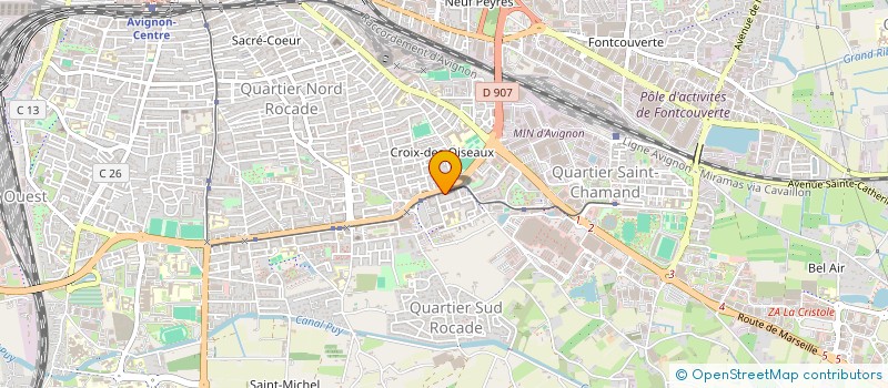 localisation de l'entreprise MONSIEUR MUSTAPHA BOUAKBA  AVIGNON