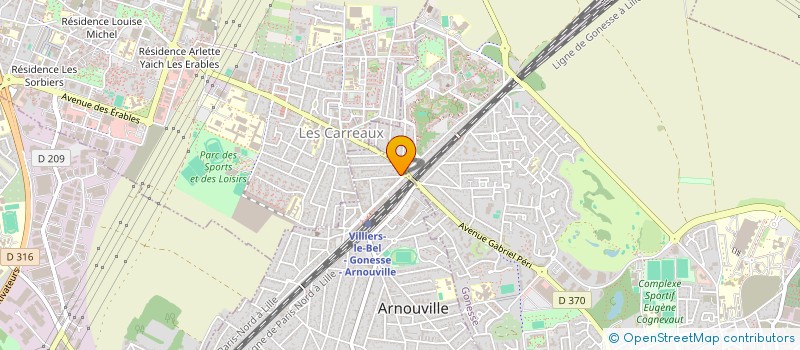 localisation de l'entreprise MONSIEUR MUSTAPHA BOUALAOUI  ARNOUVILLE