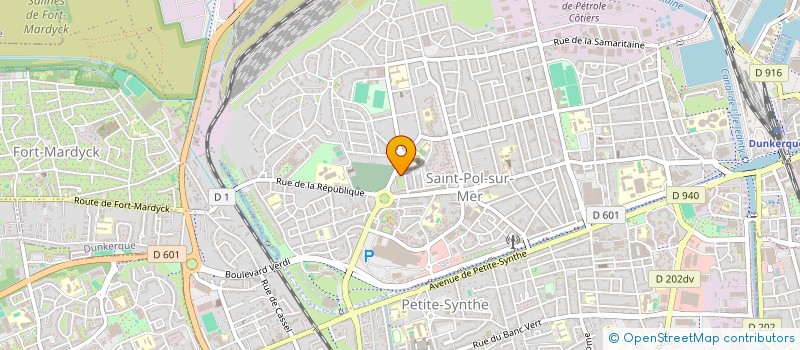 localisation de l'entreprise MONSIEUR MUSTAPHA BOUALI à DUNKERQUE