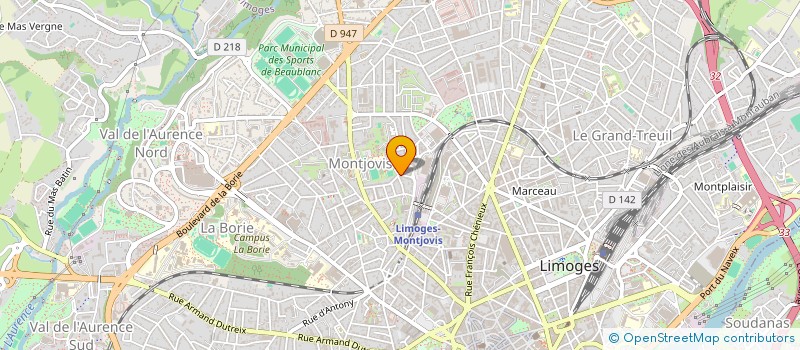 localisation de l'entreprise MONSIEUR MUSTAPHA BOUCHAREB à LIMOGES