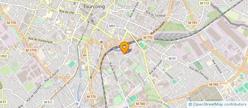 localisation de l'entreprise MONSIEUR MUSTAPHA BOUDEF  TOURCOING