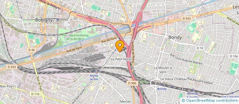 localisation de l'entreprise MONSIEUR MUSTAPHA BOUDJEMAI à NOISY-LE-SEC