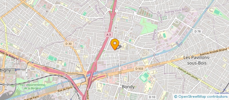 localisation de l'entreprise MONSIEUR MUSTAPHA BOUDJENANE à BONDY