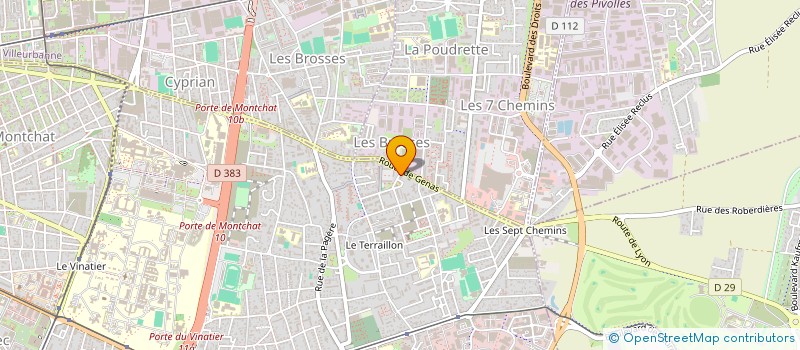 localisation de l'entreprise MONSIEUR MUSTAPHA BOUKANOUFA à BRON