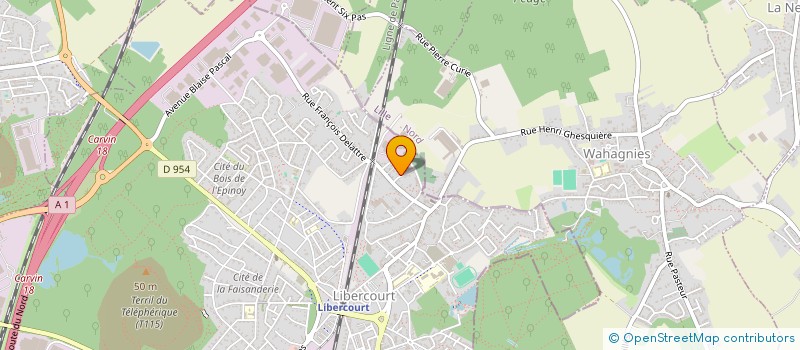 localisation de l'entreprise MONSIEUR MUSTAPHA BOUSSADIA  LIBERCOURT