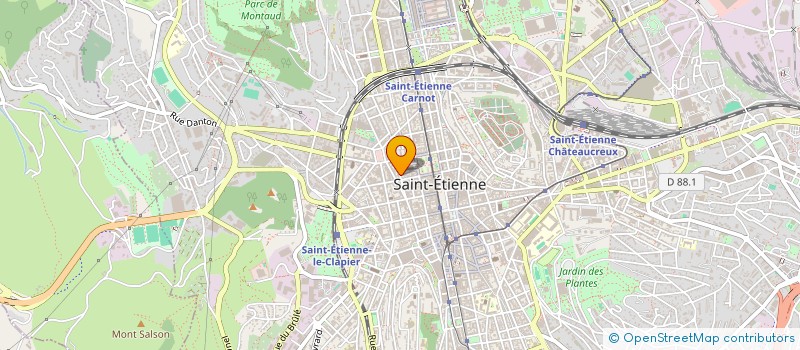 localisation de l'entreprise MONSIEUR MUSTAPHA BOUZEMBOUA  SAINT-ETIENNE