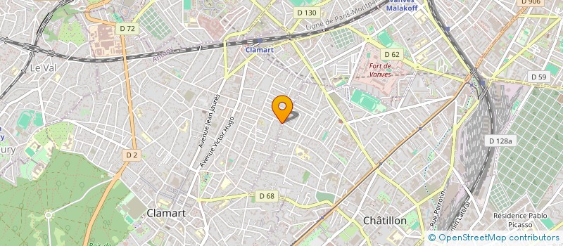 localisation de l'entreprise MONSIEUR MUSTAPHA BOUZGANE à CLAMART