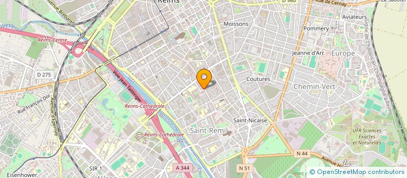 localisation de l'entreprise MONSIEUR MUSTAPHA BOUZIDI  REIMS