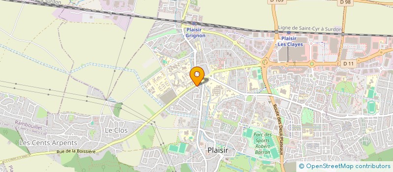 localisation de l'entreprise MONSIEUR MUSTAPHA BOUZIRI  PLAISIR